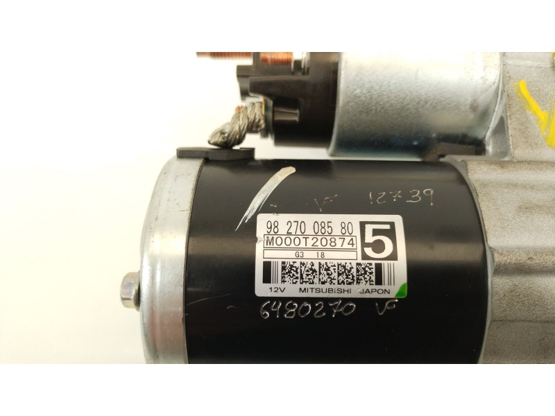 Recambio de motor arranque para peugeot traveller autobús (v_) 2.0 bluehdi 145 referencia OEM IAM 9827008580  M000T20874