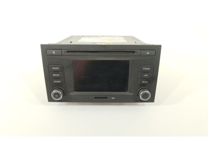 Recambio de sistema audio / radio cd para seat leon (5f1) style referencia OEM IAM 5F0035869  