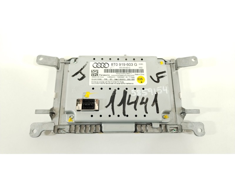 Recambio de pantalla multifuncion para audi a4 ber. (b8) basis referencia OEM IAM 8T0919603G  