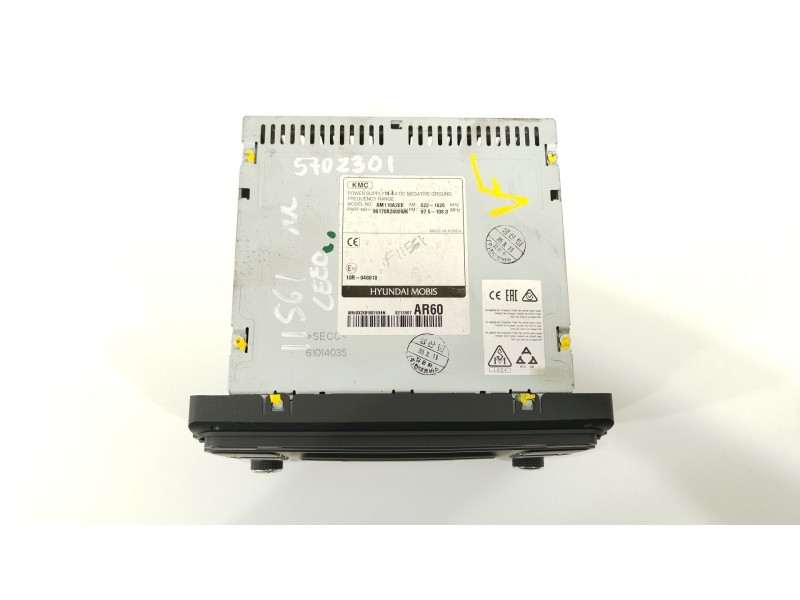 Recambio de sistema audio / radio cd para kia cee´d business referencia OEM IAM 96170A2600WK  