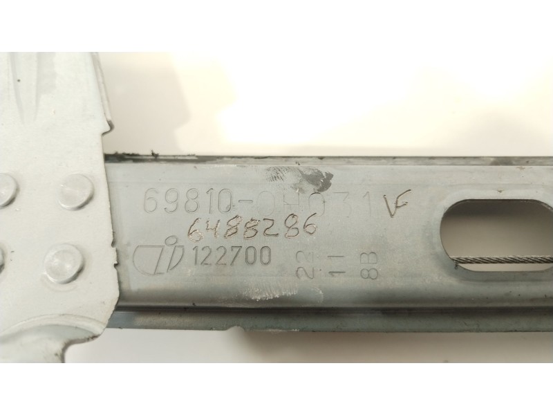 Recambio de elevalunas delantero derecho para toyota aygo x-cite referencia OEM IAM 698100H031  