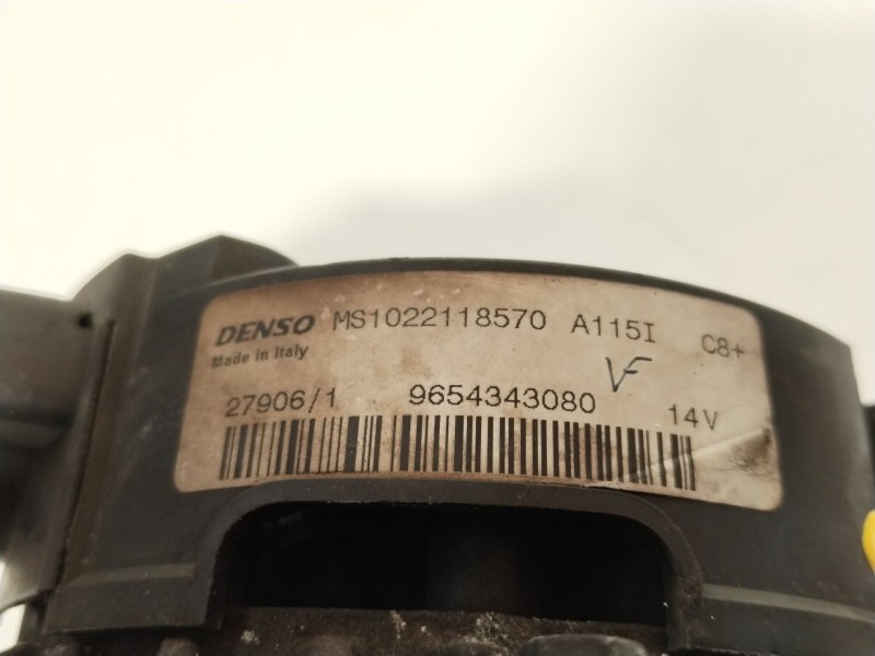 Recambio de alternador para peugeot 207/207+ (wa_, wc_) 1.6 16v referencia OEM IAM 9654343080  