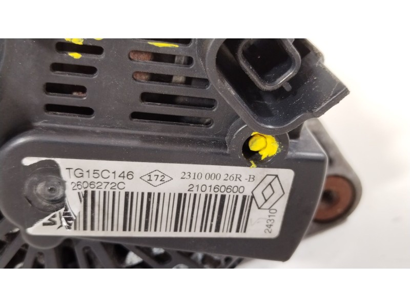 Recambio de alternador para renault megane iii berlina 5 p tomtom edition referencia OEM IAM 231000026R  TG15C146