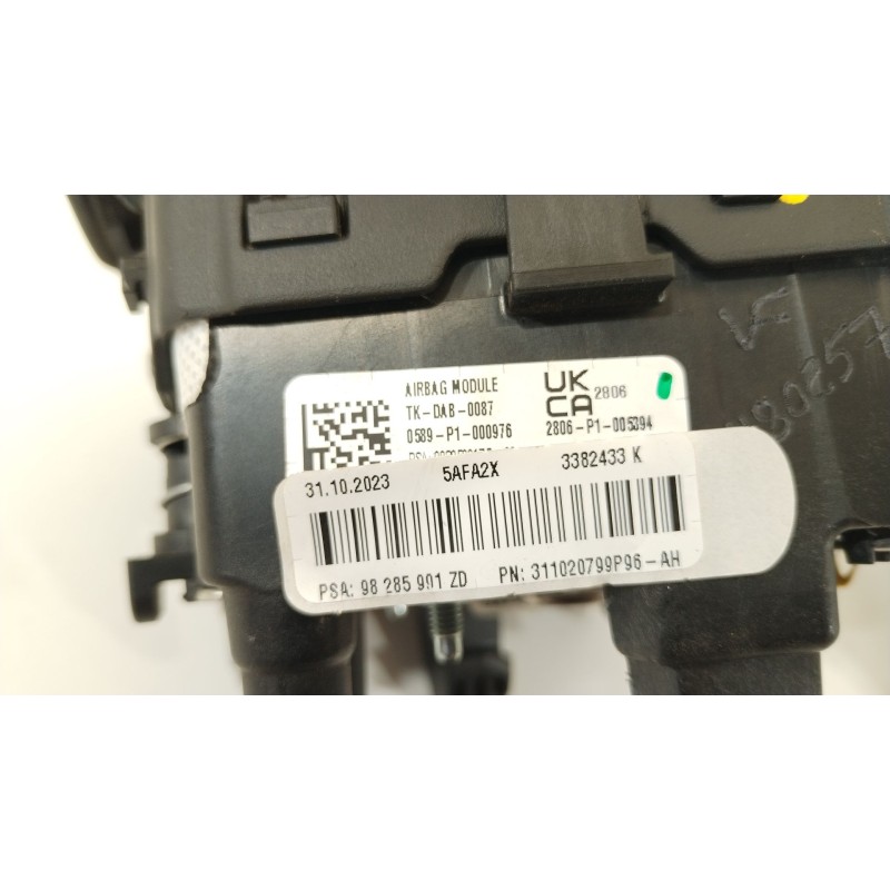 Recambio de kit airbag para peugeot traveller autobús (v_) 2.0 bluehdi 145 referencia OEM IAM 98285901ZD 9808173080 9823741280