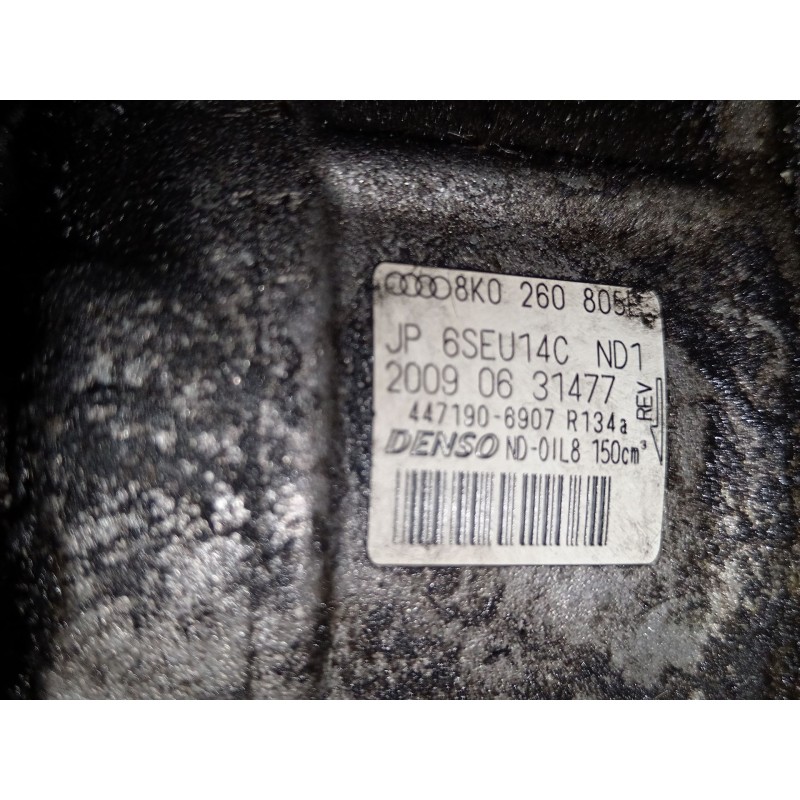 Recambio de compresor aire acondicionado para audi a4 b8 (8k2) 2.0 tdi referencia OEM IAM 8K0260805E  4471906907