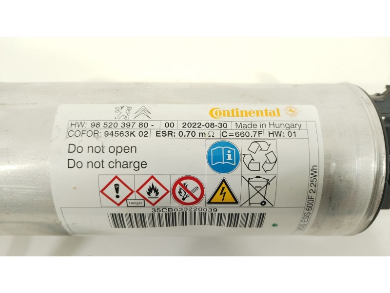 Recambio de modulo encendido para peugeot traveller autobús (v_) 2.0 bluehdi 145 referencia OEM IAM 9852039780  