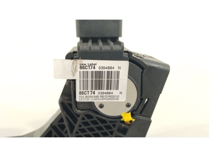 Recambio de potenciometro pedal para peugeot traveller autobús (v_) 2.0 bluehdi 145 referencia OEM IAM 9839353480  