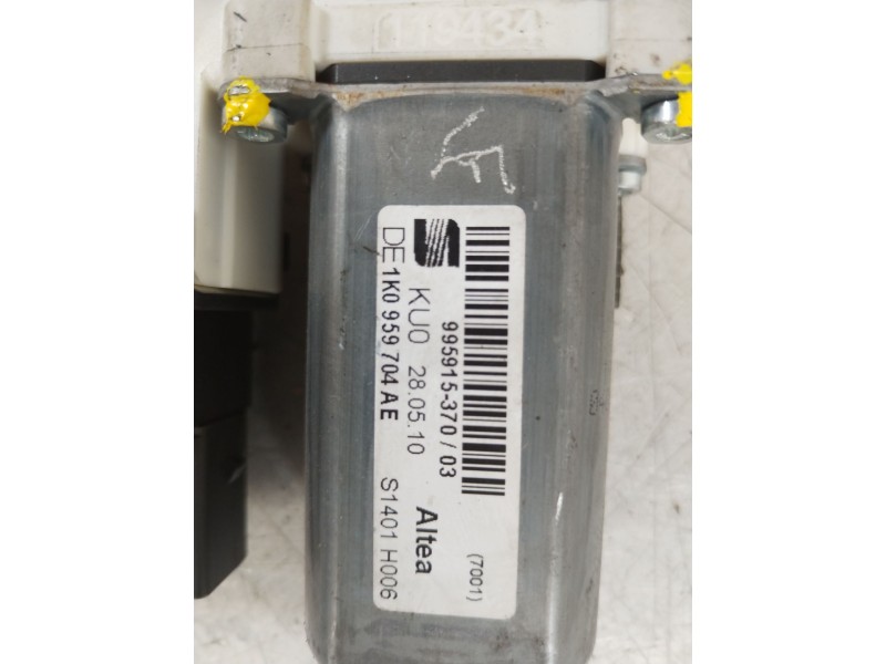 Recambio de elevalunas trasero derecho para seat altea xl (5p5, 5p8) 1.6 lpg referencia OEM IAM 5P0839462A  1K0959704AE