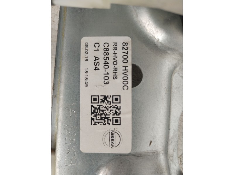 Recambio de elevalunas trasero derecho para nissan qashqai (j11) acenta referencia OEM IAM 82700HV00C  E06028102