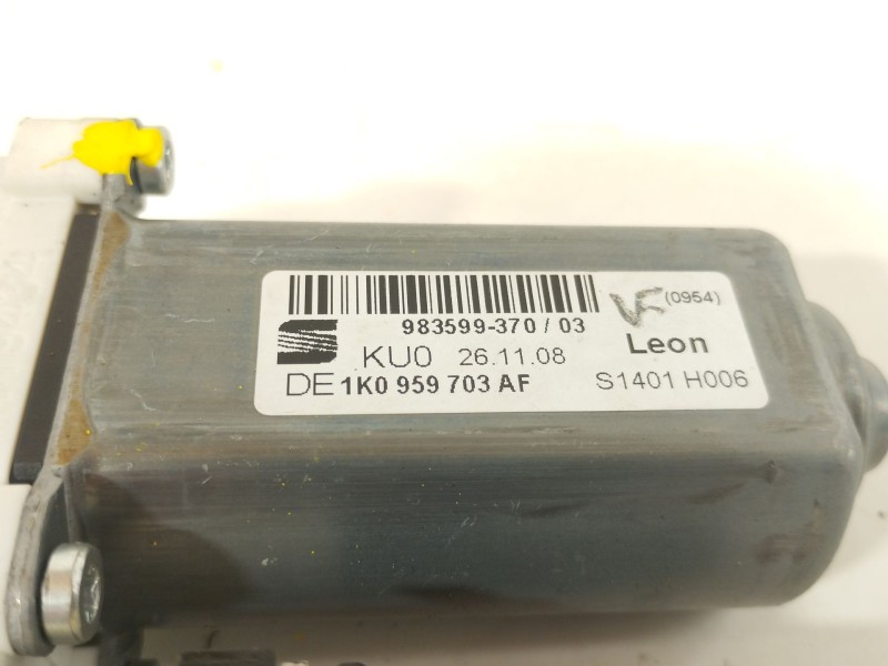 Recambio de motor elevalunas trasero izquierdo para seat leon (1p1) reference referencia OEM IAM 1K0959703AF  