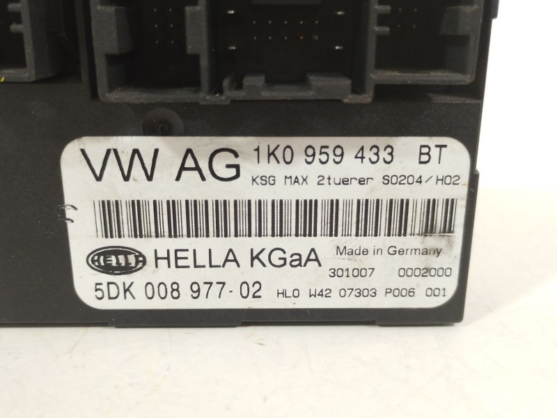 Recambio de modulo confort para volkswagen golf v berlina (1k1) gt sport referencia OEM IAM 1K0959433  