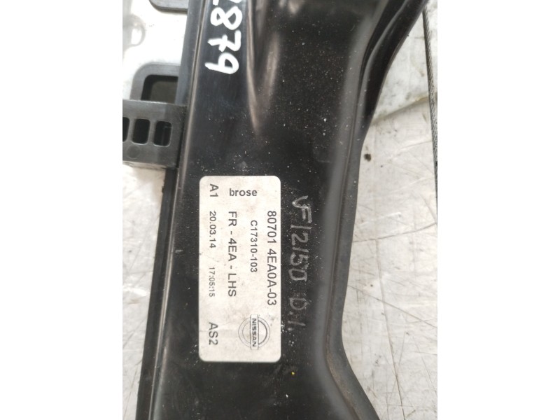 Recambio de elevalunas delantero izquierdo para nissan qashqai (j11) tekna premium referencia OEM IAM 807014EA0A  A72069110