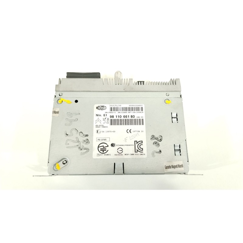 Recambio de sistema audio / radio cd para peugeot 208 1.5 blue-hdi fap referencia OEM IAM 9811066180  503551224007
