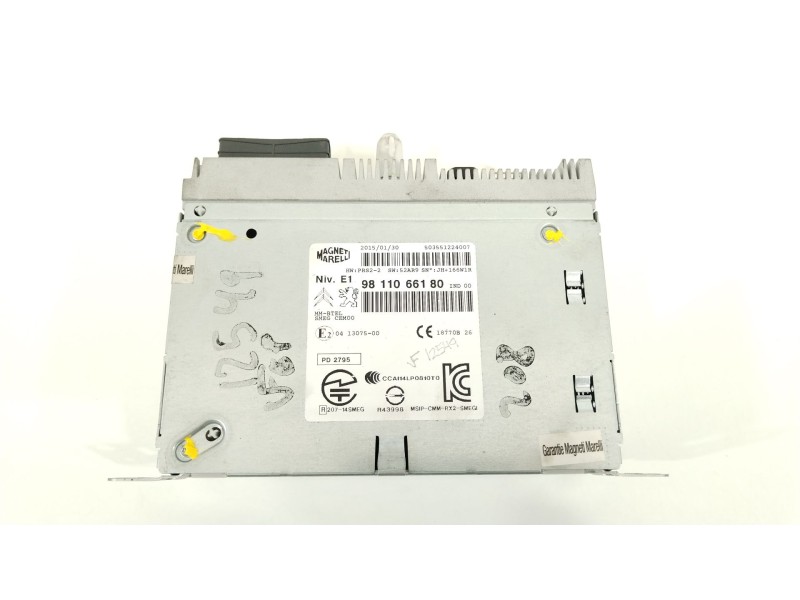 Recambio de sistema audio / radio cd para peugeot 208 1.5 blue-hdi fap referencia OEM IAM 9811066180  503551224007
