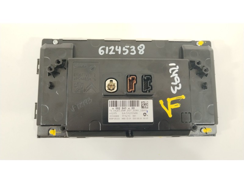 Recambio de pantalla multifuncion para peugeot 308 access referencia OEM IAM 9808284180  351300069