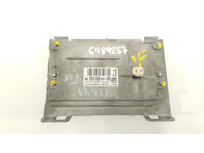 Recambio de pantalla multifuncion para peugeot 208 1.5 blue-hdi fap referencia OEM IAM 9812862880  A2C83535701