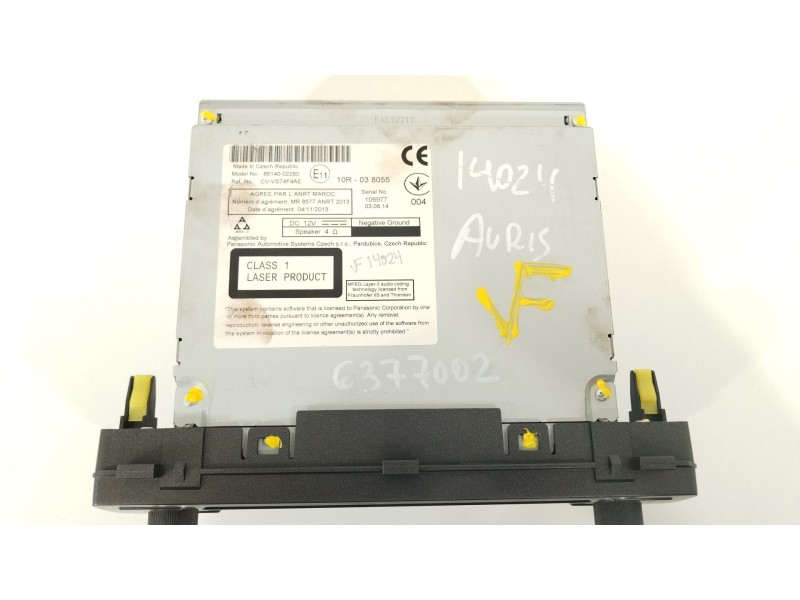 Recambio de sistema navegacion gps para toyota auris (_e18_) 1.4 d-4d (nde180_) referencia OEM IAM 8614002280  CVVS74F4AE