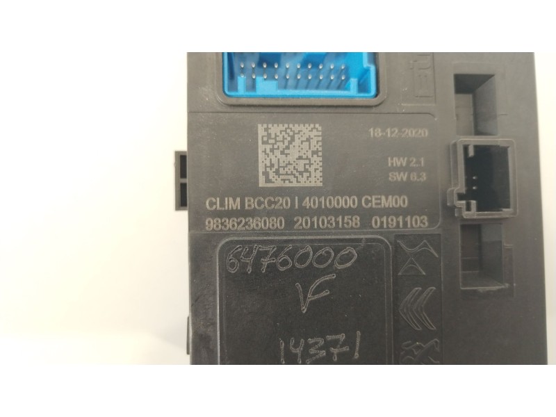 Recambio de modulo electronico para opel corsa f (p2jo) 1.5 (68) referencia OEM IAM 9836236080  