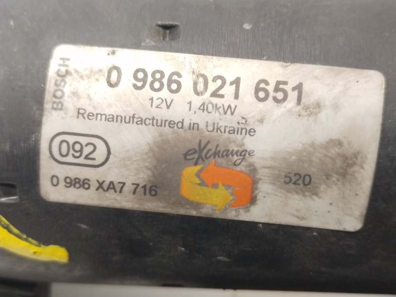 Recambio de motor arranque para citroën c2 (jm_) 1.4 hdi referencia OEM IAM 9640825280  