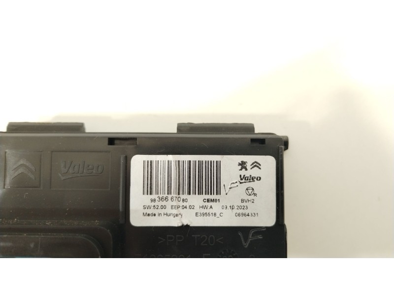 Recambio de modulo electronico para peugeot traveller autobús (v_) 2.0 bluehdi 145 referencia OEM IAM 9836667080  