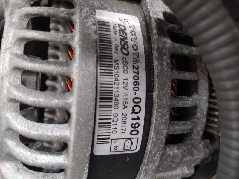 Recambio de alternador para toyota aygo x-cite referencia OEM IAM 270600Q190  
