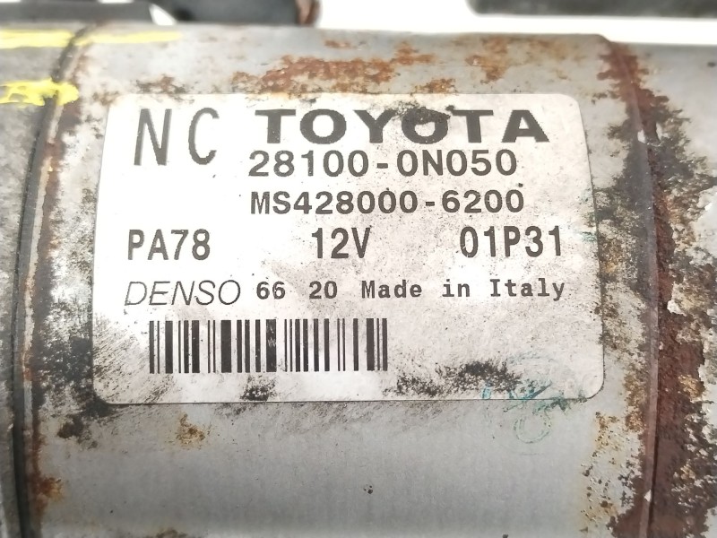 Recambio de motor arranque para toyota auris (_e15_) 1.4 d-4d (nde150_) referencia OEM IAM 281000N050  MS4280006200