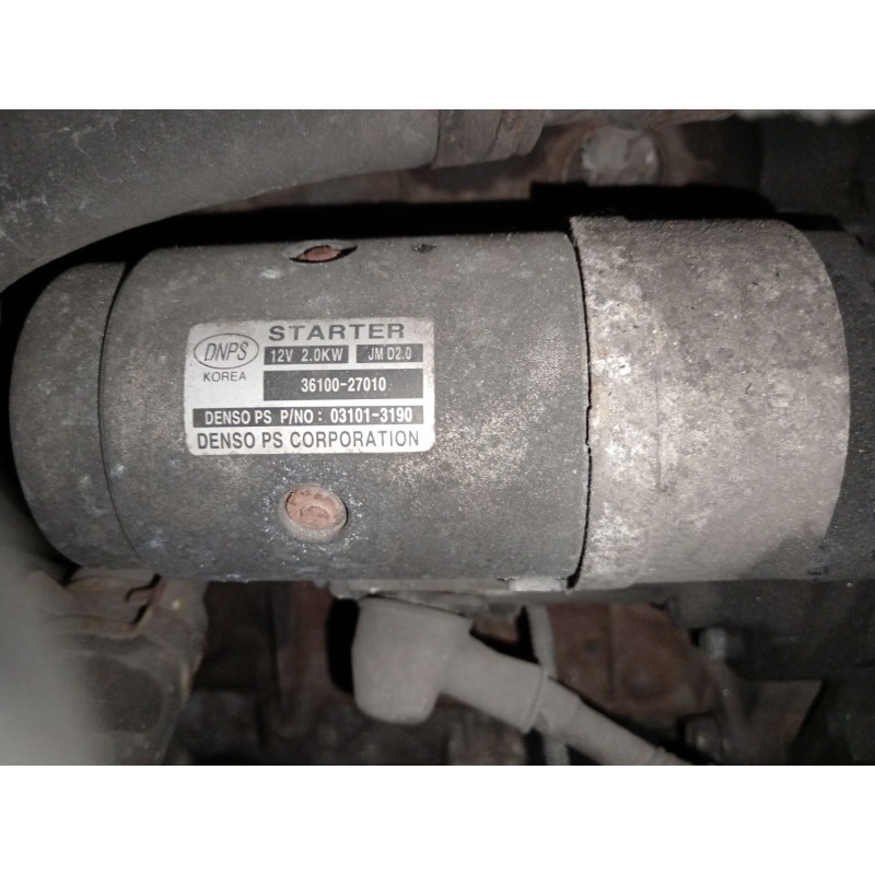 Recambio de motor arranque para hyundai santa fé ii (cm) 2.2 crdi referencia OEM IAM 3610027010  031013190