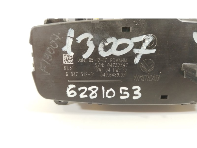 Recambio de mando luces para bmw serie 3 touring (f31) 320d referencia OEM IAM 549648907  684751201