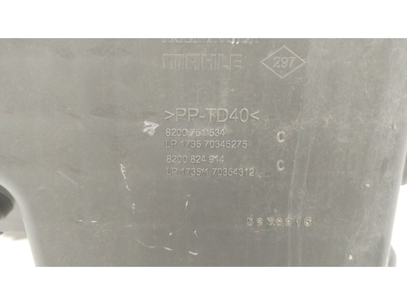 Recambio de caja filtro aire para renault master kofferaufbau l3h1 3,5t referencia OEM IAM 8200751534  