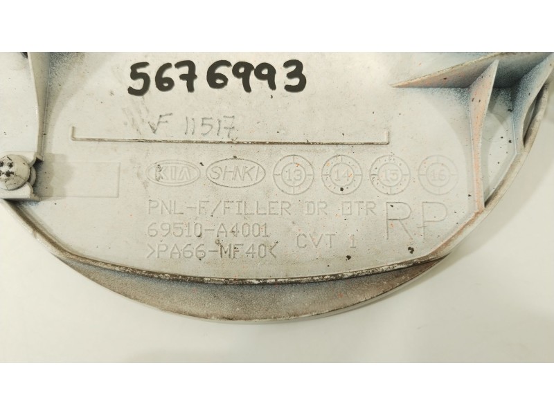 Recambio de tapa exterior combustible para kia carens ( ) basic referencia OEM IAM 69510A4001  
