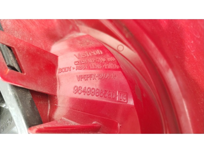 Recambio de piloto trasero derecho para peugeot 207/207+ (wa_, wc_) 1.6 16v vti referencia OEM IAM 9649986580  