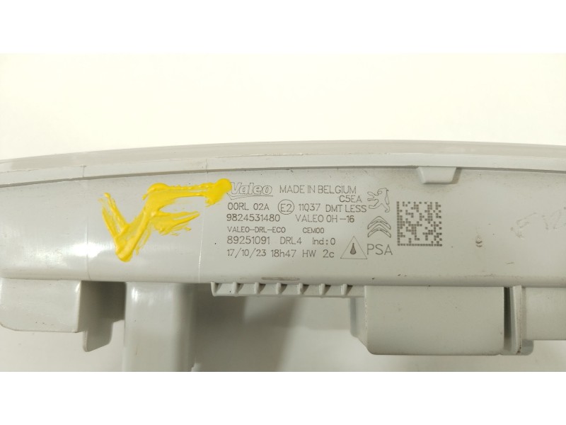 Recambio de piloto delantero izquierdo para peugeot traveller autobús (v_) 2.0 bluehdi 145 referencia OEM IAM 9824531480  892510