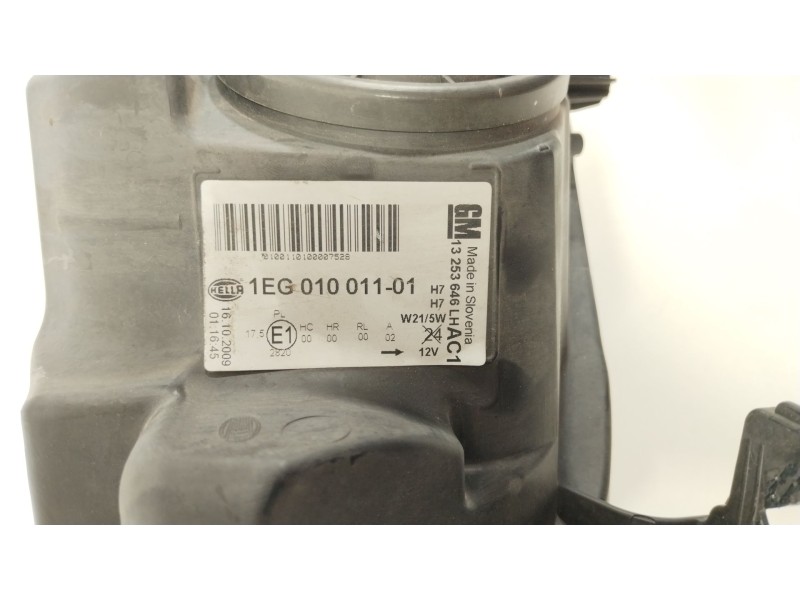 Recambio de faro izquierdo para opel astra j lim. cosmo referencia OEM IAM 13253646 1EG01001101 13253646LH