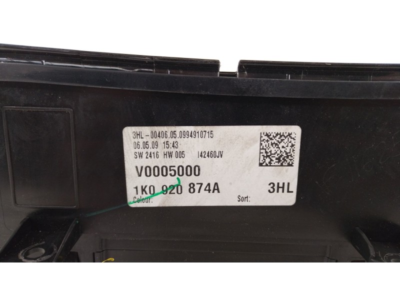 Recambio de cuadro instrumentos para volkswagen golf v variant (1k5) highline referencia OEM IAM 1K0920874A  