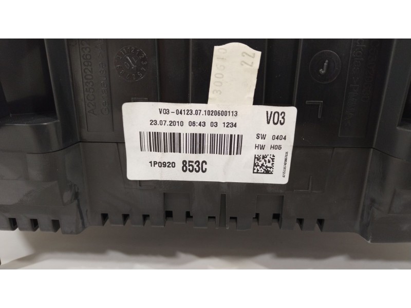 Recambio de cuadro instrumentos para seat leon (1p1) 1.6 tdi referencia OEM IAM 1P0920853C  