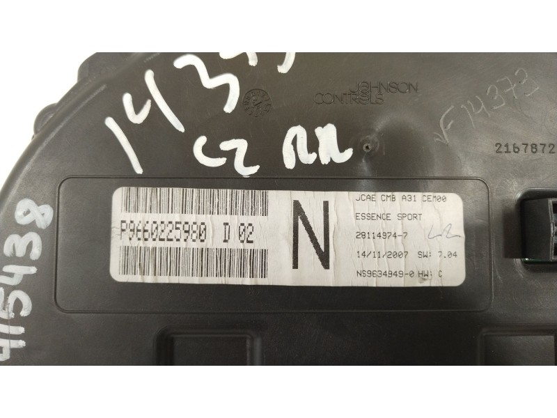 Recambio de cuadro instrumentos para citroën c2 (jm_) 1.6 vts referencia OEM IAM 9660225980  