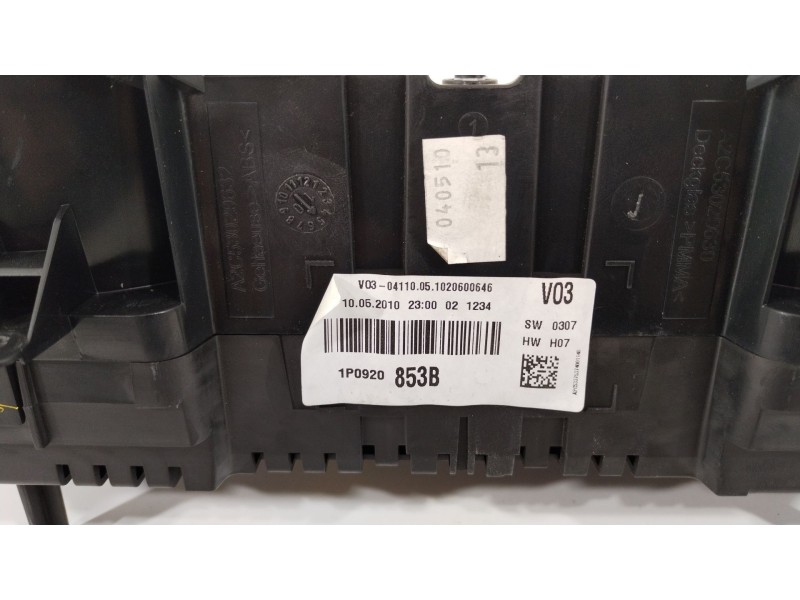 Recambio de cuadro instrumentos para seat leon (1p1) reference referencia OEM IAM 1P0920853B  