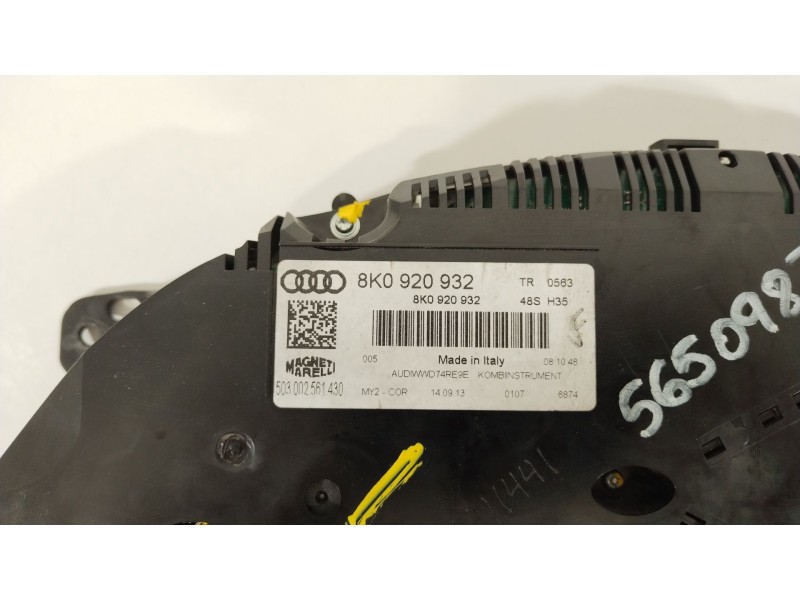Recambio de cuadro instrumentos para audi a4 ber. (b8) basis referencia OEM IAM 8K0920932  