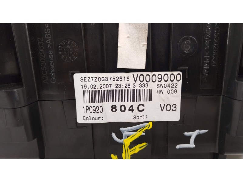 Recambio de cuadro instrumentos para seat leon (1p1) 1.9 tdi referencia OEM IAM 1P0920804C  