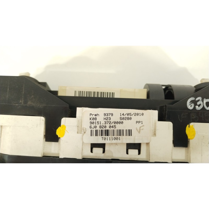 Recambio de mando calefaccion / aire acondicionado para seat ibiza iv (6j5, 6p1) 1.4 tdi referencia OEM IAM 6J0820045  