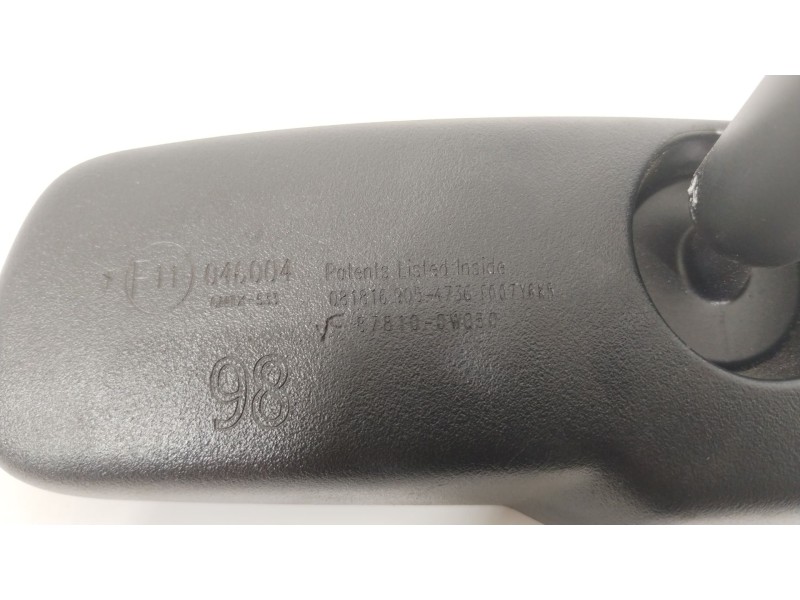 Recambio de espejo interior para toyota c-hr ax1t(eu,m)/zyx10(h)/zyx10l-ahxgbw(3a) referencia OEM IAM 878100WQ50  