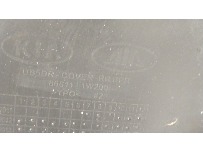 Recambio de paragolpes trasero para kia rio basic referencia OEM IAM 866111W200  