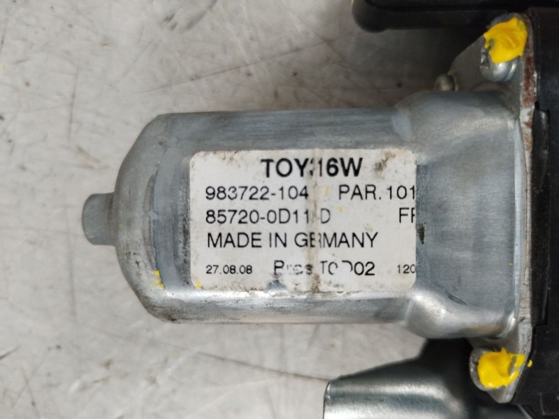 Recambio de elevalunas delantero izquierdo para toyota yaris (ksp9/scp9/nlp9) básico referencia OEM IAM 857020F010  857200D110D