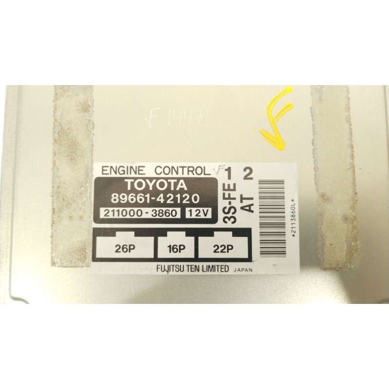 Recambio de centralita motor uce para toyota rav 4 i (_a1_) 2.0 referencia OEM IAM 8966142120  2110003860