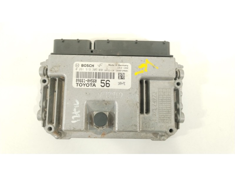 Recambio de centralita motor uce para toyota aygo x-cite referencia OEM IAM 896610H560  0261S19305