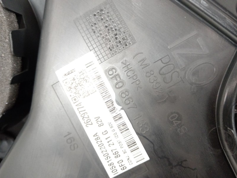 Recambio de guarnecido puerta trasera izquierda para seat ibiza v (kj1, kjg) 1.0 tsi referencia OEM IAM 6F0867133  