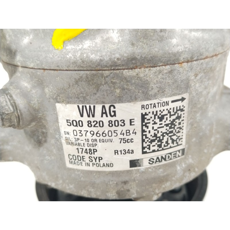 Recambio de compresor aire acondicionado para audi a3 limousine (8vs, 8vm) 2.0 tdi referencia OEM IAM 5Q0820803E  