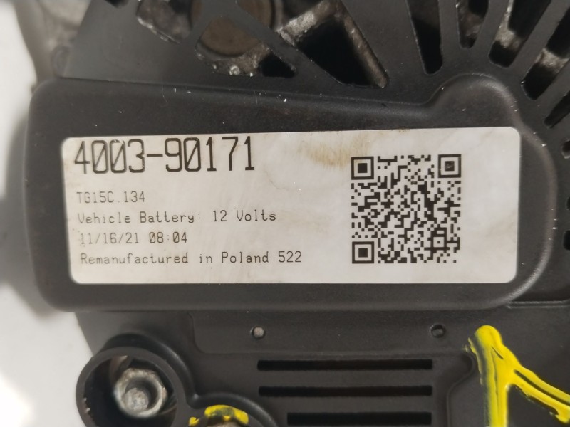 Recambio de alternador para fiat scudo autobús (270_, 272_) 2.0 d multijet referencia OEM IAM 400390171  9646065180