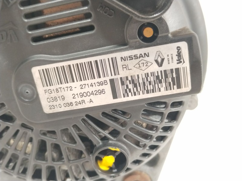 Recambio de alternador para nissan qashqai (j11) acenta referencia OEM IAM 231003624R  