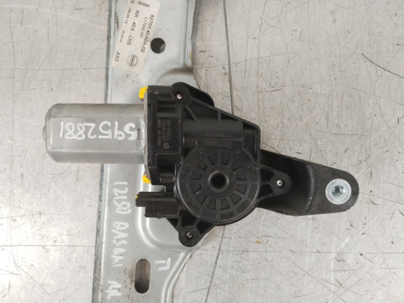 Recambio de elevalunas trasero izquierdo para nissan qashqai (j11) tekna premium referencia OEM IAM 827014EA0A  